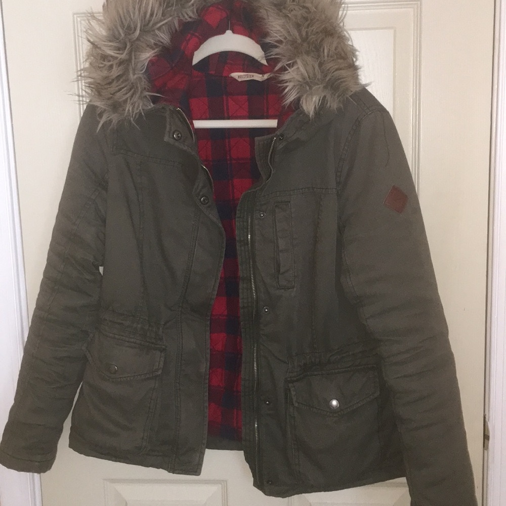 Hollister winter jacket.